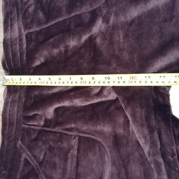(XXL) NWT Denver Hayes Fuzzy Soft Plush Loungewear Comfy Cozy Daark Burgandy - Picture 7 of 9